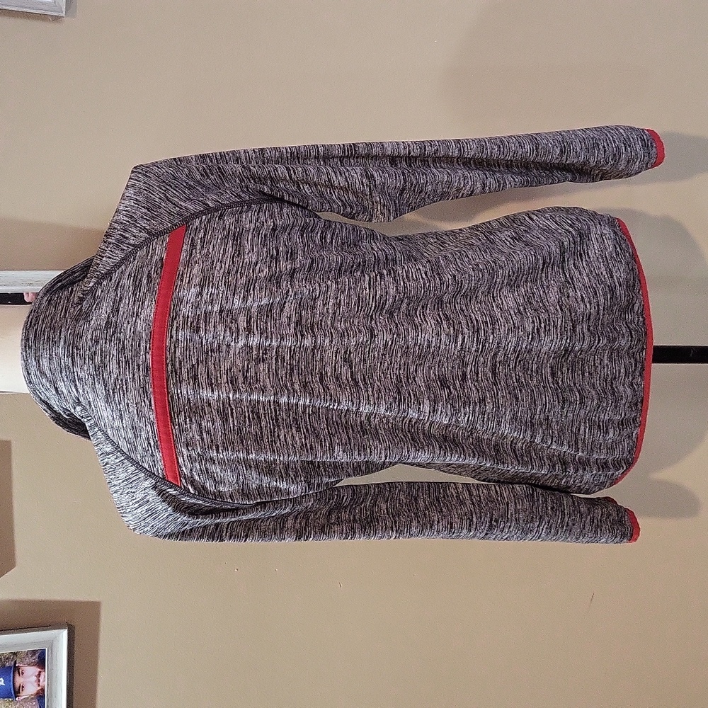 Women's Gray Quarter-Zip Top - Picture 8 of 9